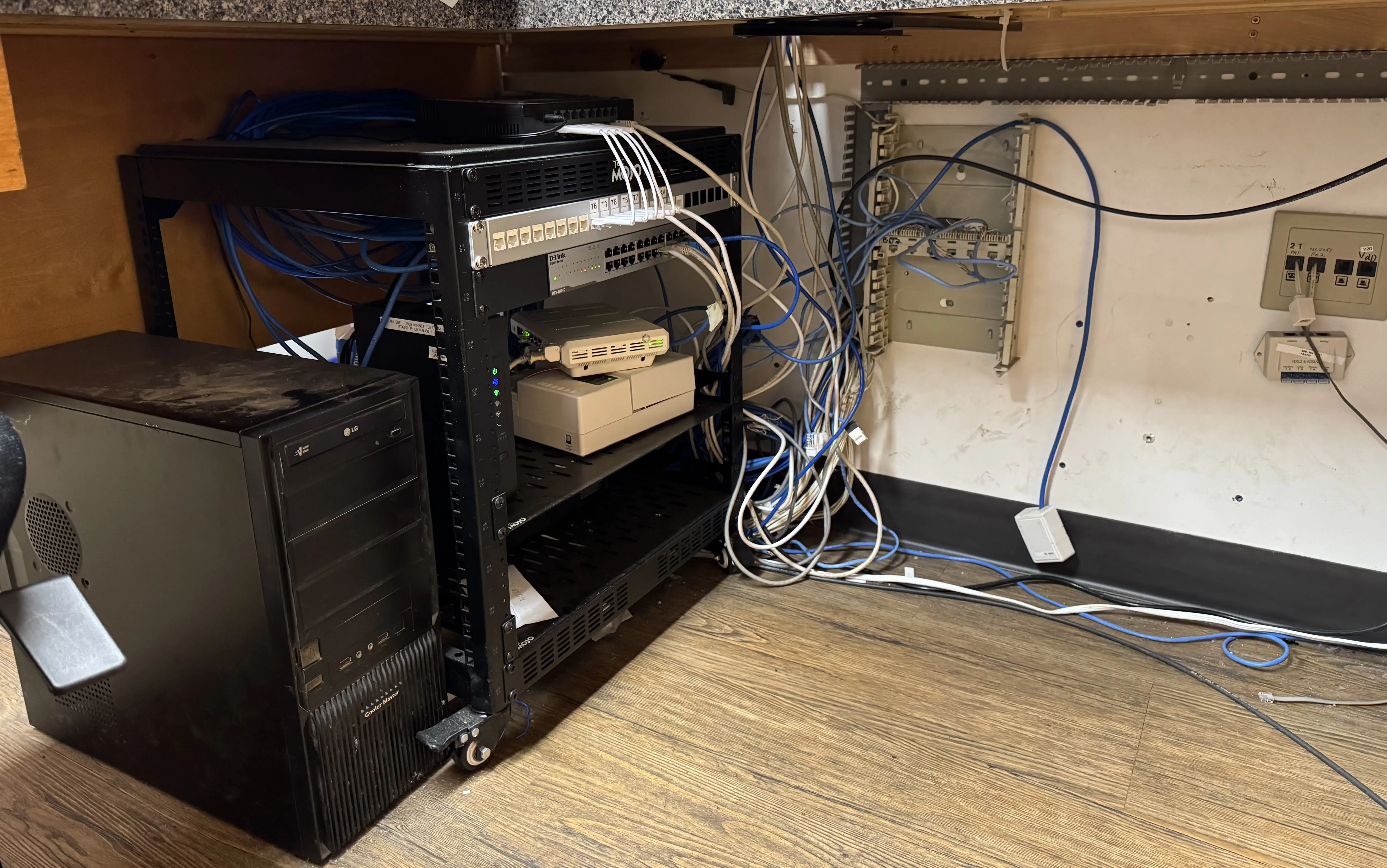 Rebuilt network layout